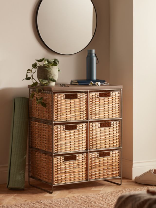 6 Basket Storage Cabinet