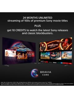 Sony Bravia XR XR42A90K (2022) OLED HDR 4K Ultra HD Smart Google TV, 42 inch with Youview/Freesat HD, Dolby Atmos & Acoustic Surface Audio+, Black