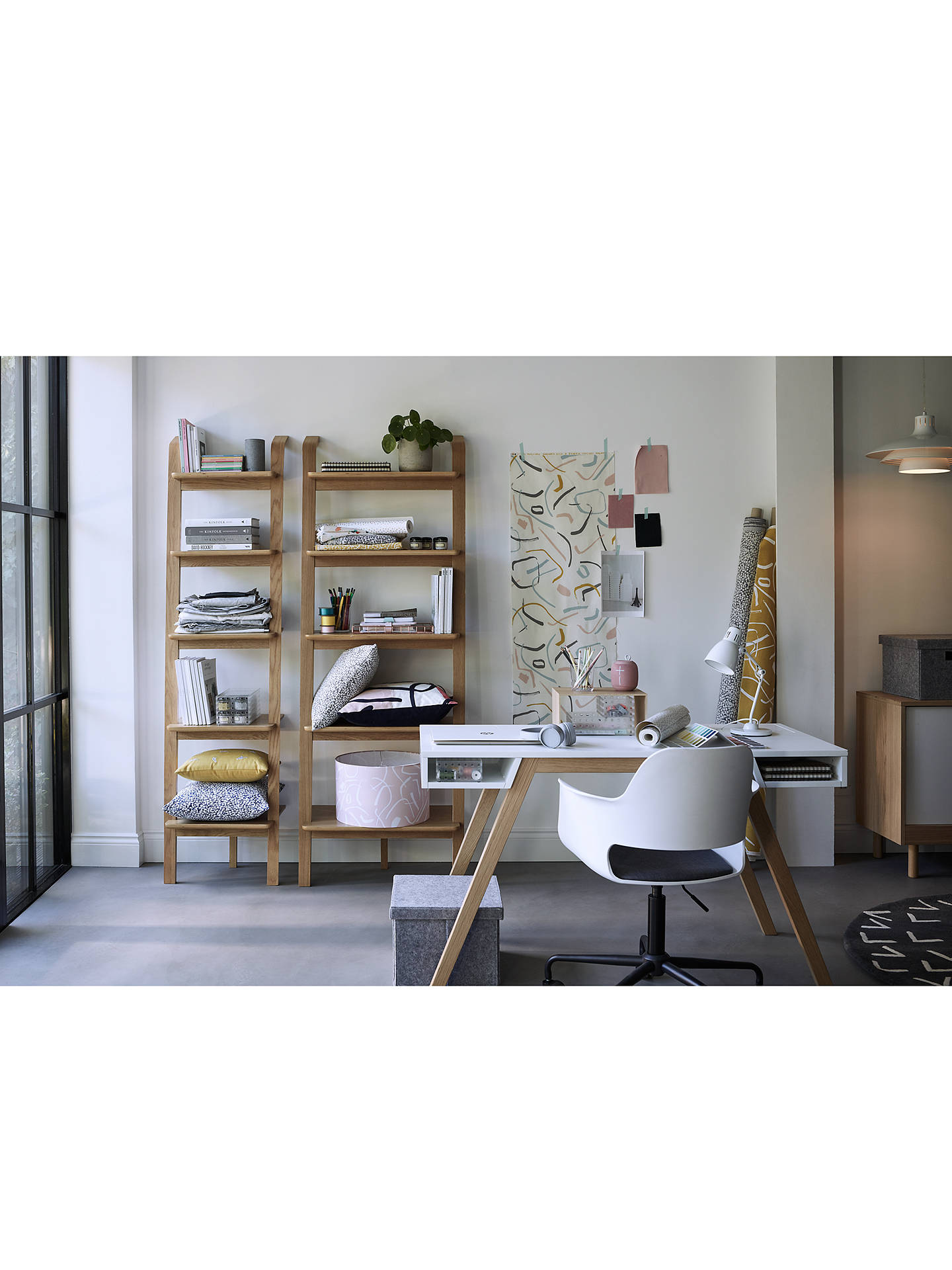 Home Office Furniture Oak Brown House By John Lewis Anton Leaning