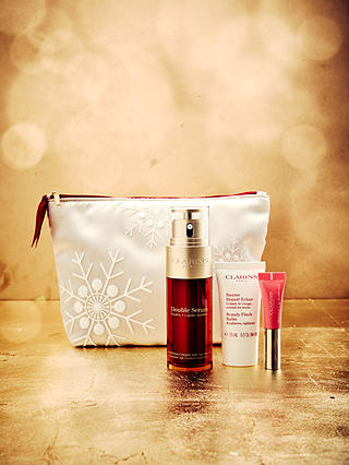 Clarins Double Serum Skincare And Makeup Gift Set
