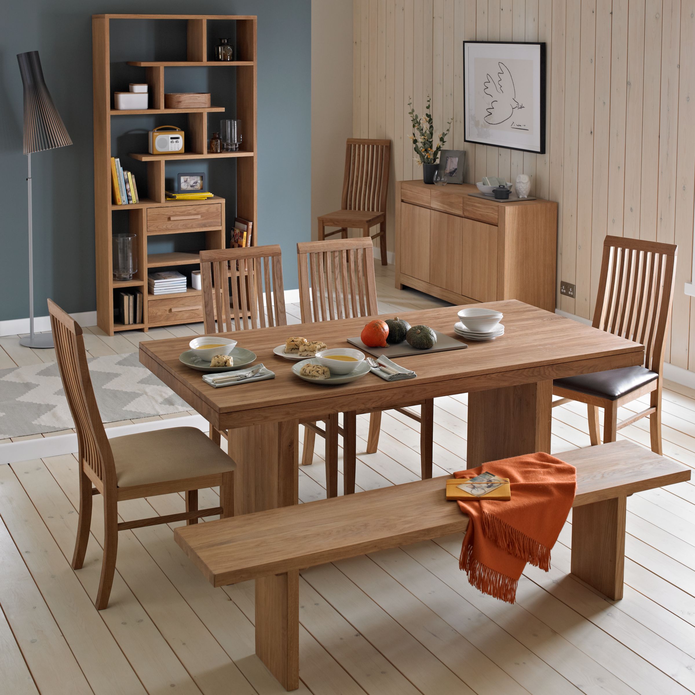 John Lewis Partners Henry Floating Top Dining Table At