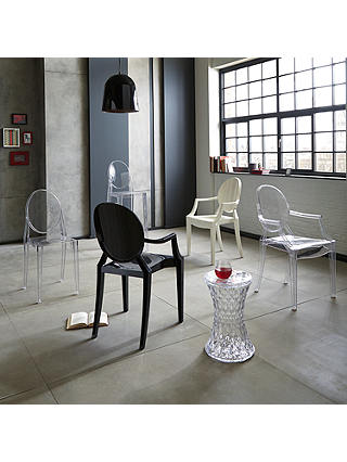 Kartell Victoria Ghost Chair, Philippe Starck Ghost Chair Black