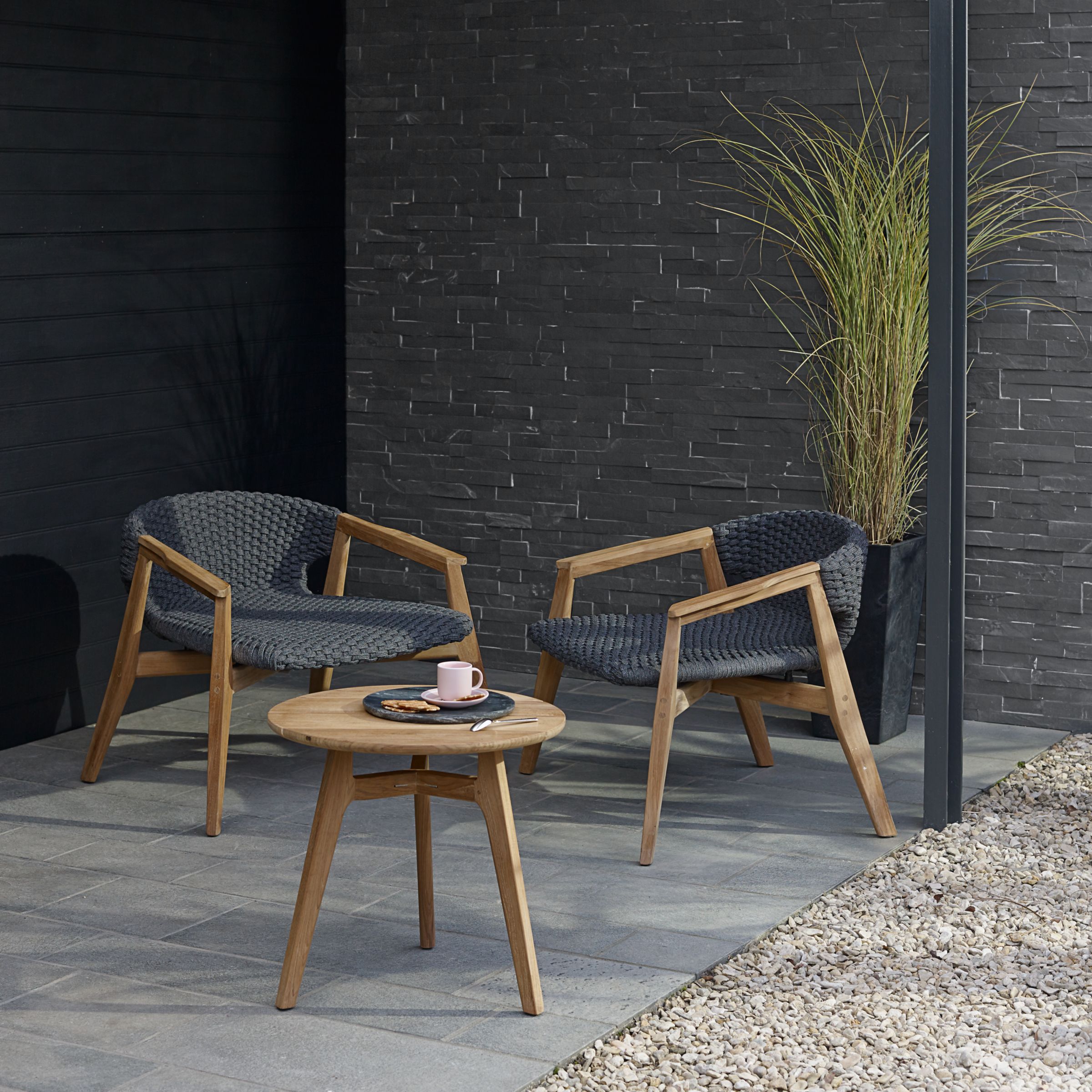 Ethimo Knit Armchair & Coffee Table Lounge Set at John Lewis & Partners