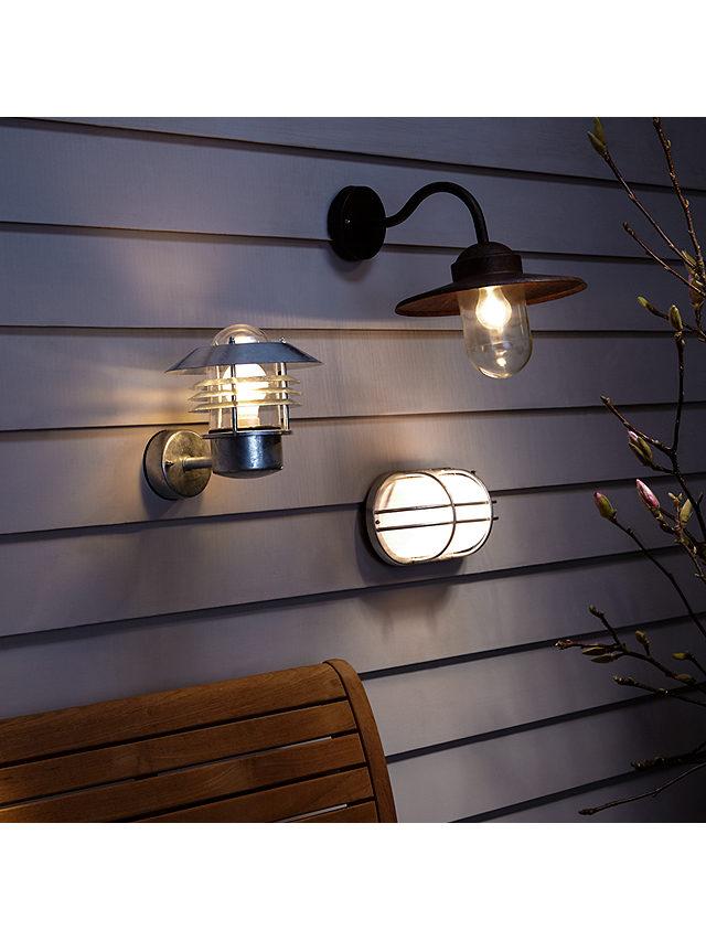 Nordlux Luxembourg Outdoor Wall Light, Weathered Finish