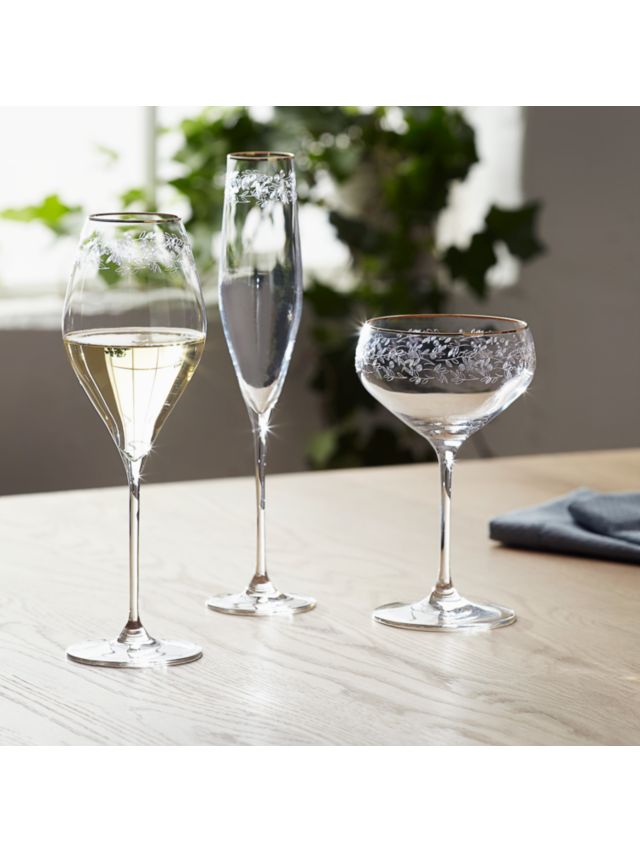 Personalized Epicure Crystal All-Purpose Wine Glasses Set/4