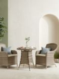 John Lewis & Partners Dante Deluxe Garden Dining Armchair, Set of 2