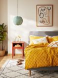 ANYDAY John Lewis & Partners Bonn Upholstered Bed Frame, Double, Saga Grey