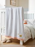 John Lewis Oh My Darling Bee Cotton Blanket, 100 x 75cm