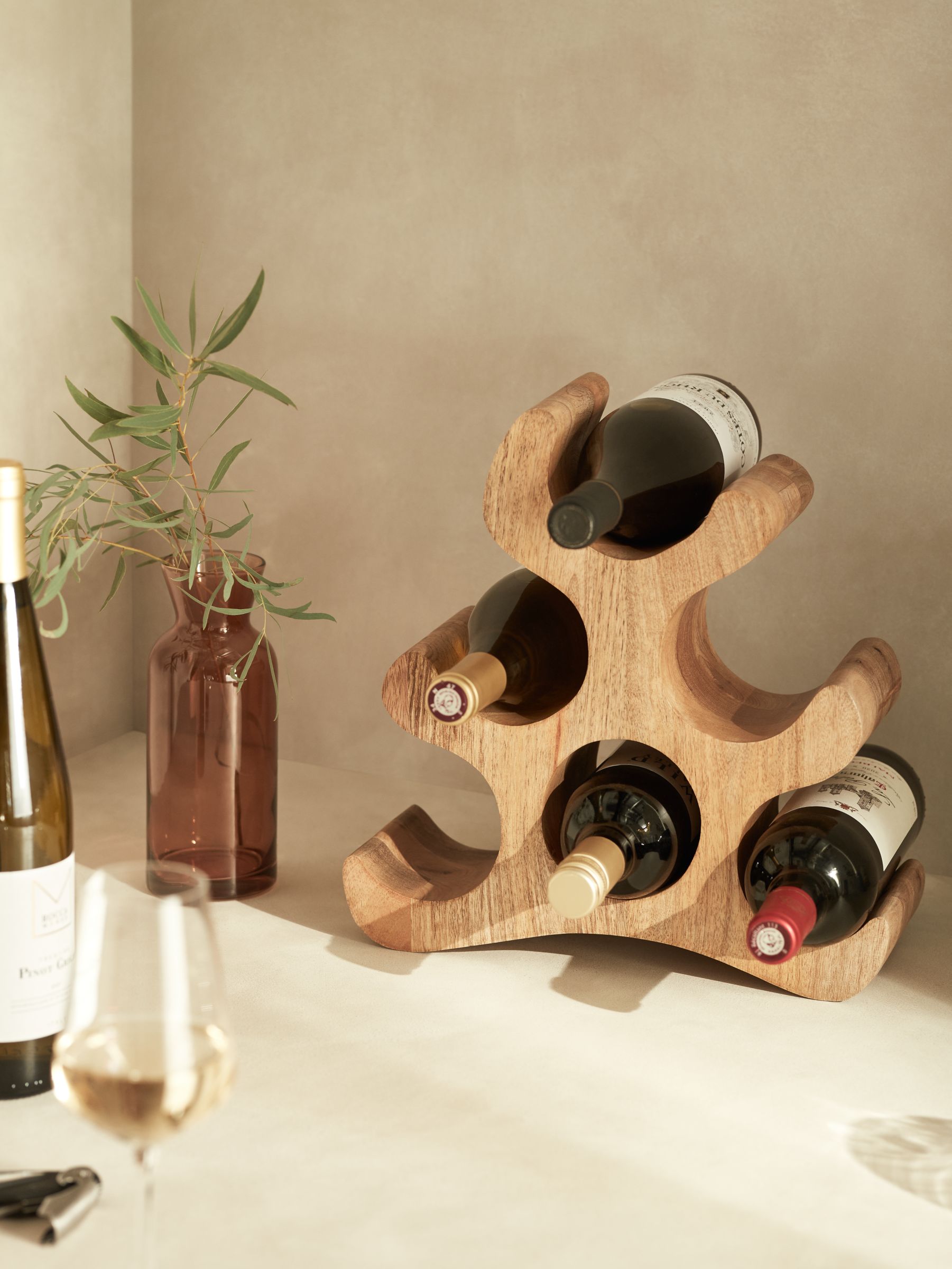 Wine Barrel Stave Glass and Bottle Holders – Wine Country Craft