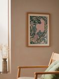 Ellen Merchant - 'Parrot' Framed Print & Mount, 73.5 x 53.5cm, Green/Multi