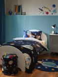 Outer Space Rockets Children's Bedroom Range, Silver