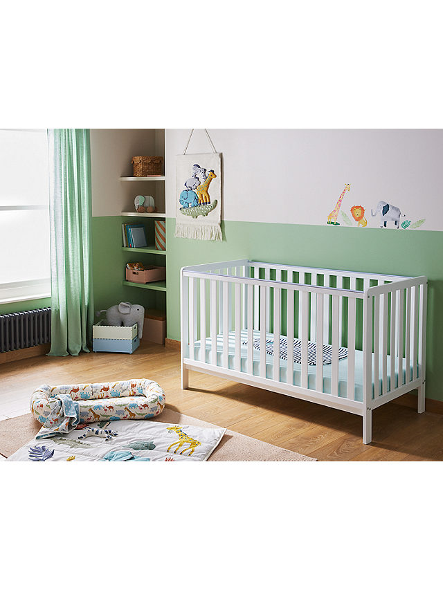 John Lewis ANYDAY Elementary Cotbed, White