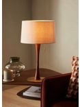 John Lewis Contour Table Lamp, Brown/Gold