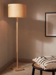 John Lewis Serenity Natural Woven Floor Lamp, Natural