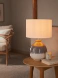 John Lewis Martha Ceramic Table Lamp, Sulphur
