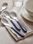 John Lewis Studio Dessert Spoons, Set of 4, Navy