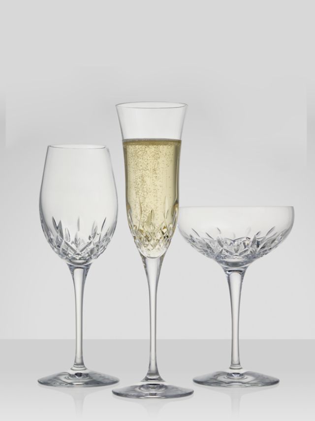 Waterford Crystal Lismore Essence Champagne Flute Pair