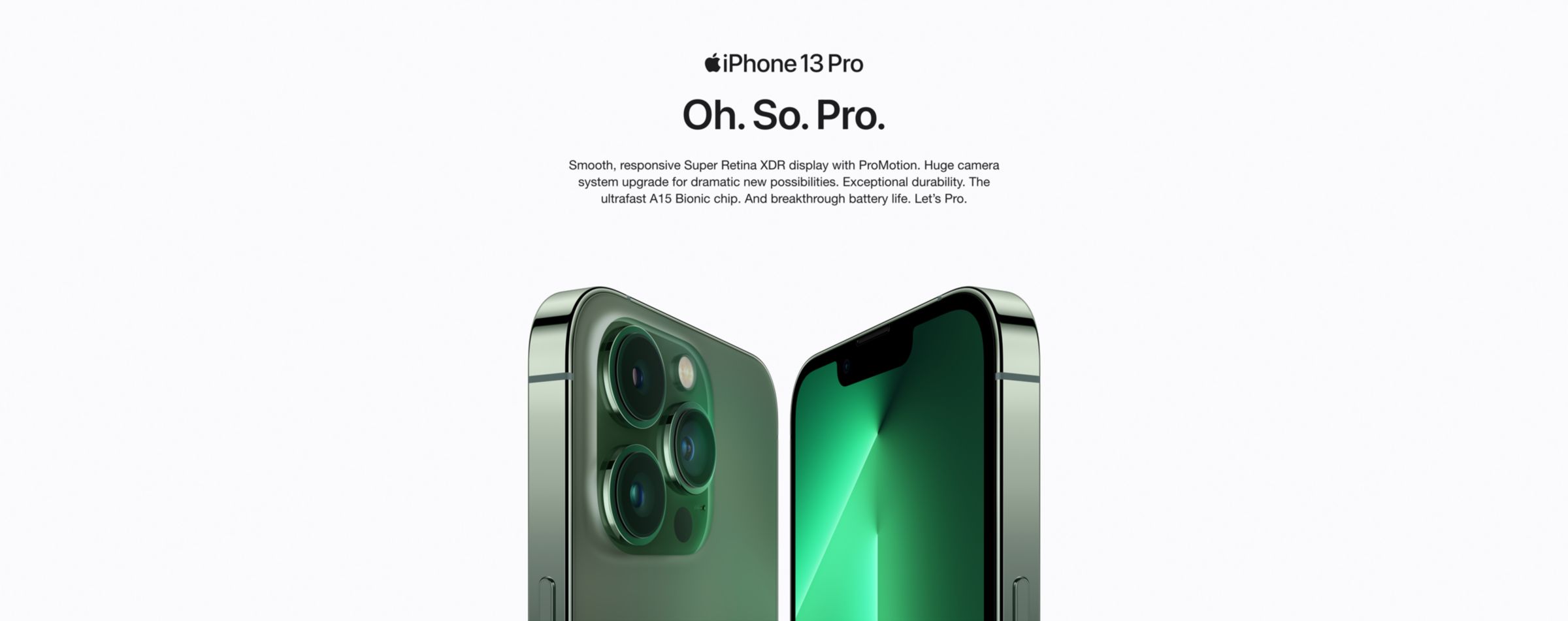 Iphone 13 pro alpine green