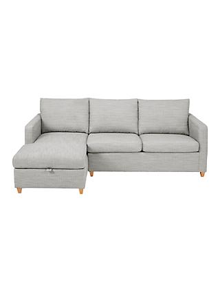 John Lewis & Partners Bailey 5+ Seater LHF Chaise End Sofa Bed