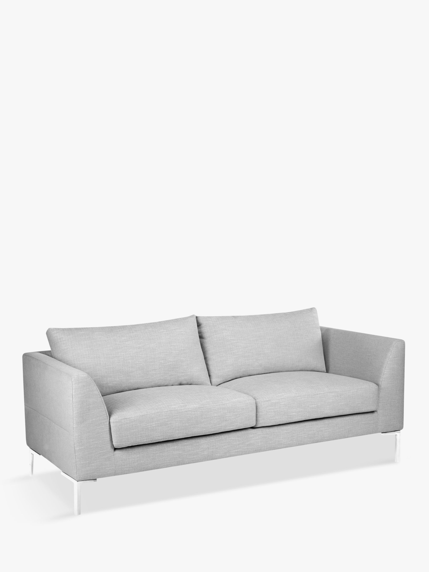 John Lewis Belgrave Large 3 Seater Sofa, Metal Leg