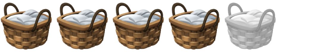 basket emoji. 4 out of 5
