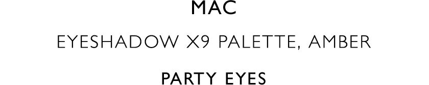 MAC Eyeshadow x9 palette, Amber