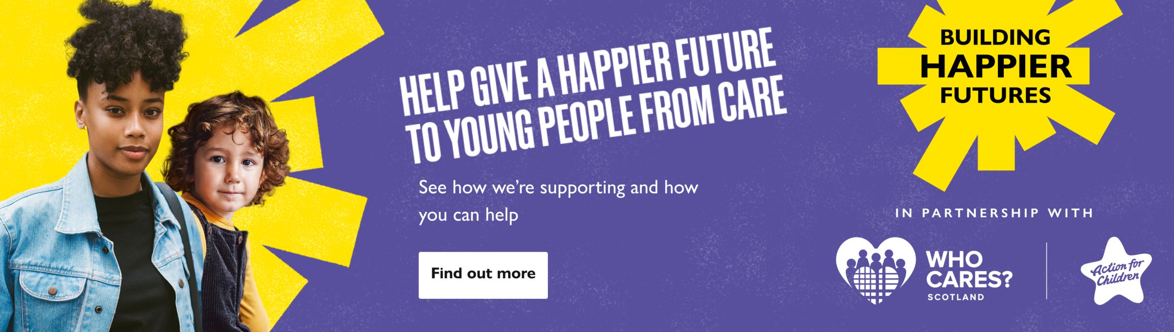 Building Happier Futures, See how we’re supporting and how you can help