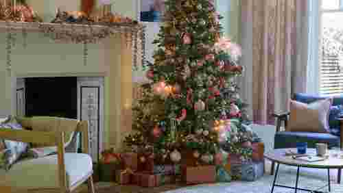 John Lewis & Partners Christams Decorating Ideas and Trends - Blush Coast