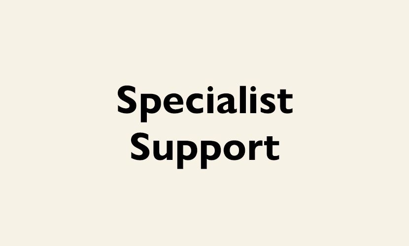 Specialist Support title