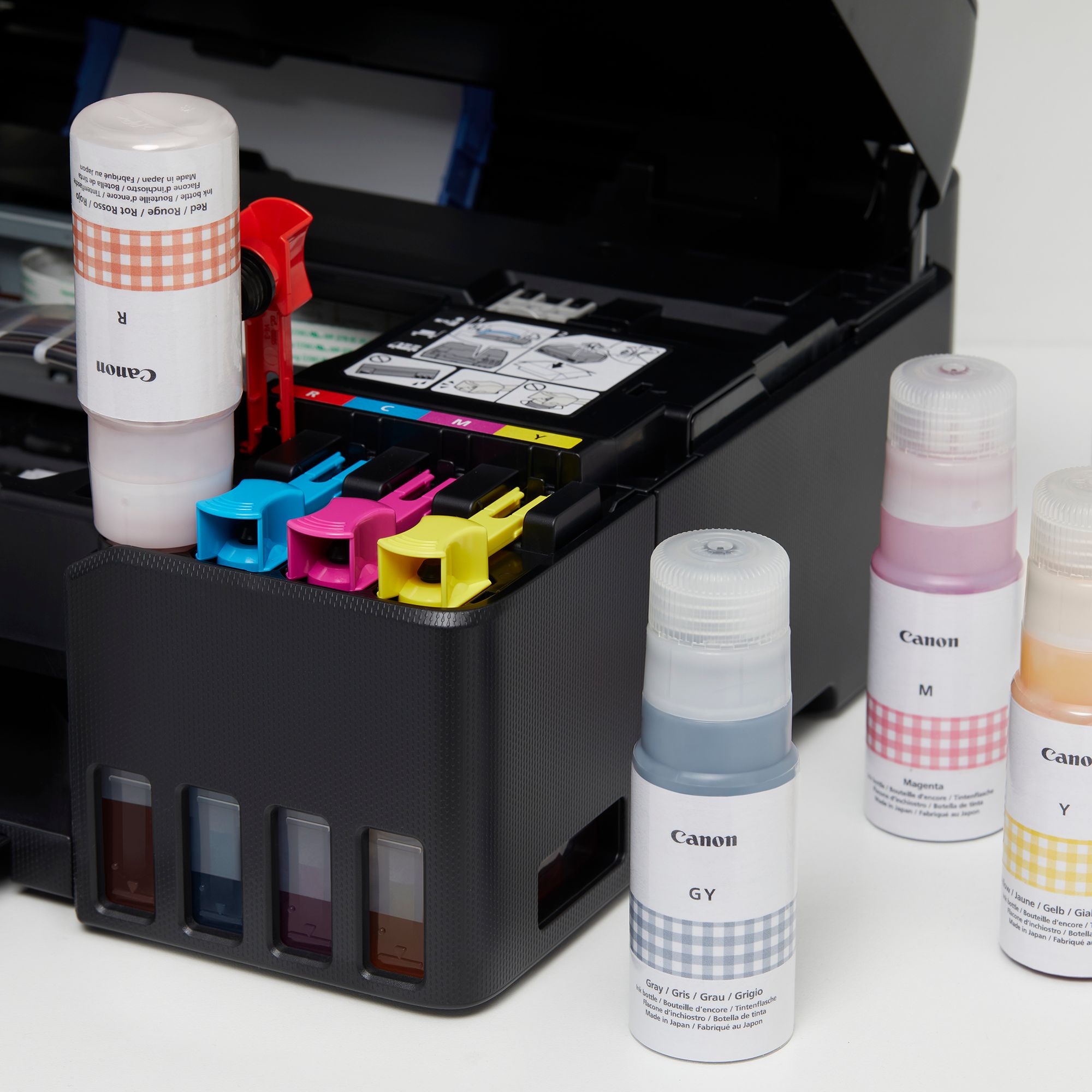 HASSLE-FREE REFILLABLE INK TANKS