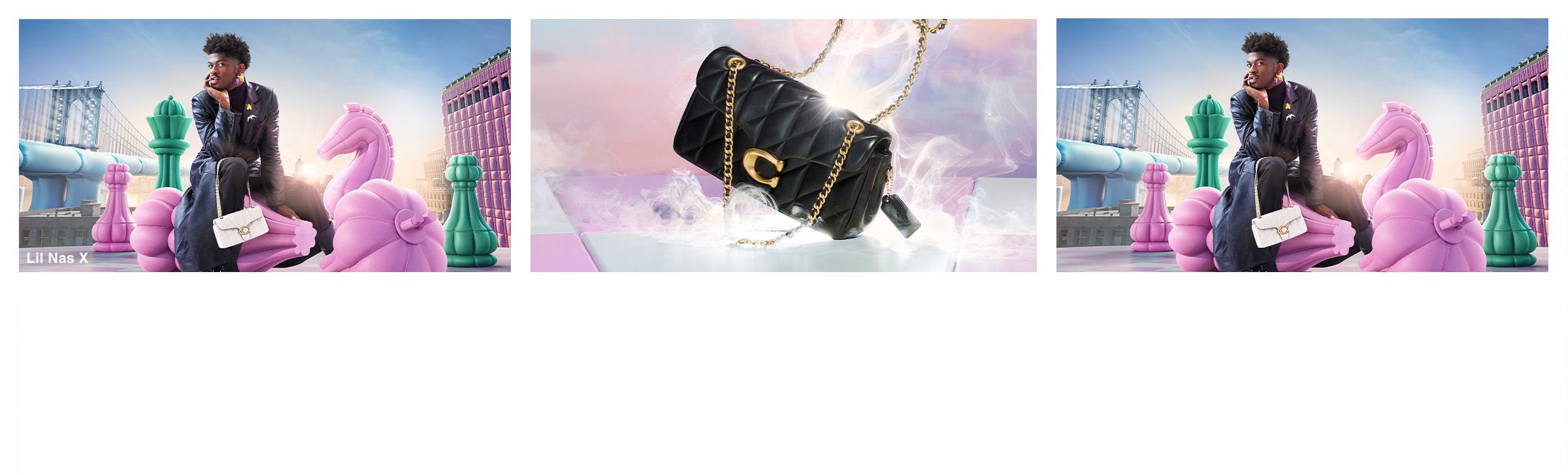 Lil Nas X and Coach Brand Handbags