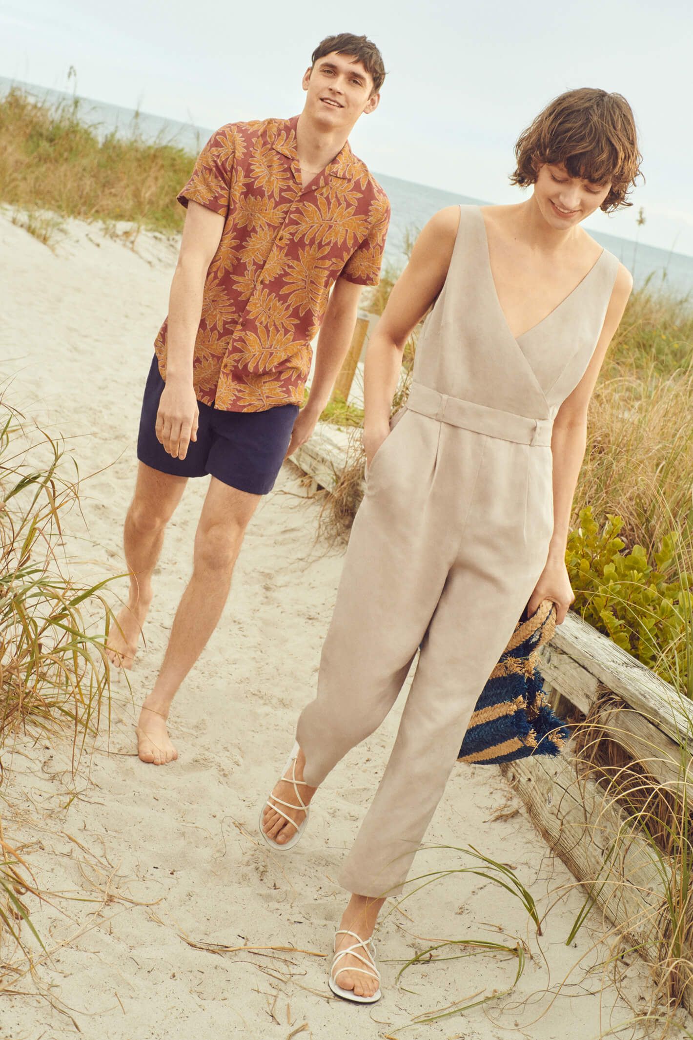By The Coast: John Lewis & Partners shirt and French Connection jumpsuit