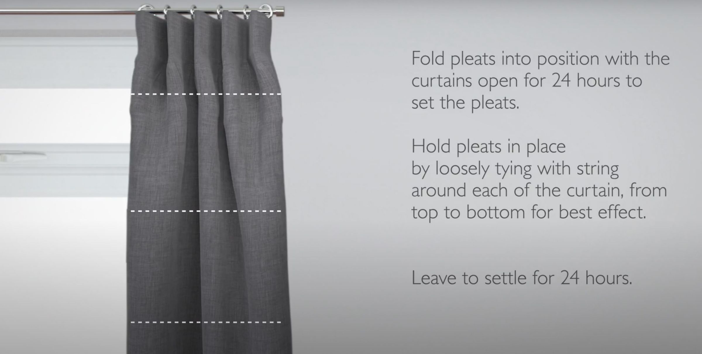 How to fit your curtains