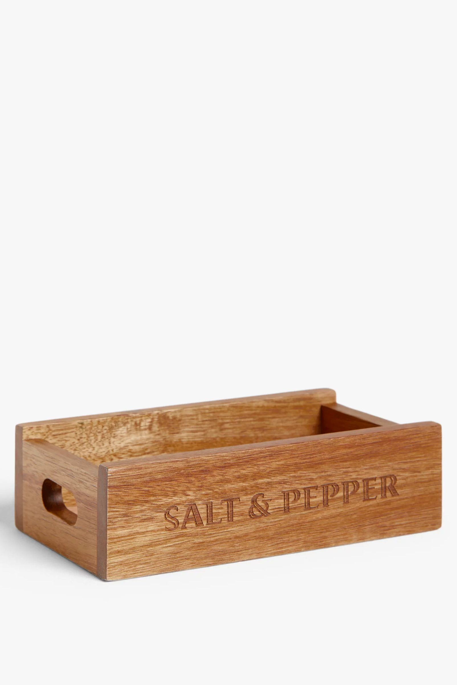 ANYDAY Acacia Wood Salt & Pepper Crate, £6