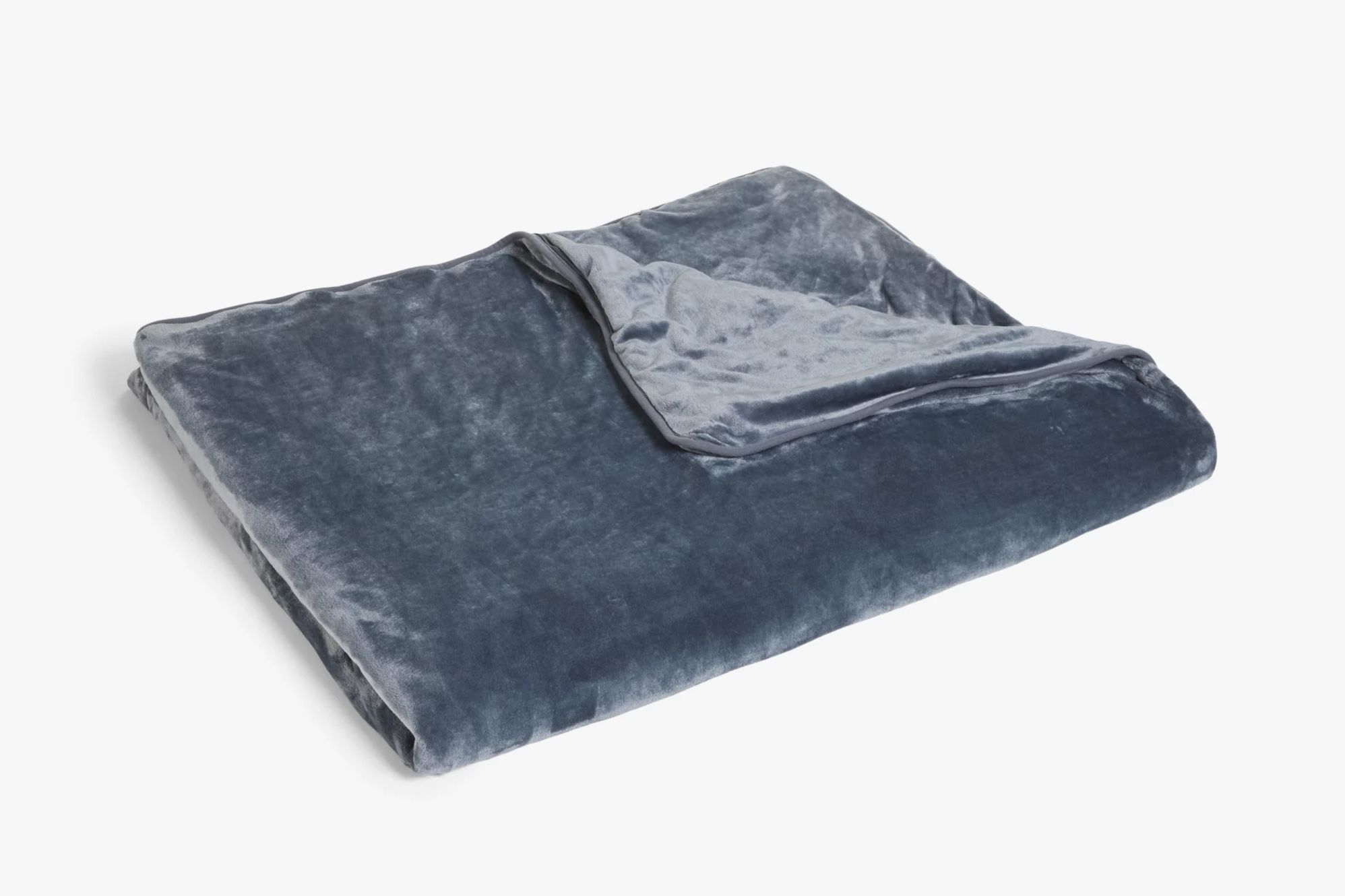 John Lewis Synthetic Collection Weighted Blanket with Removable Cover, Charcoal Grey, 9kg