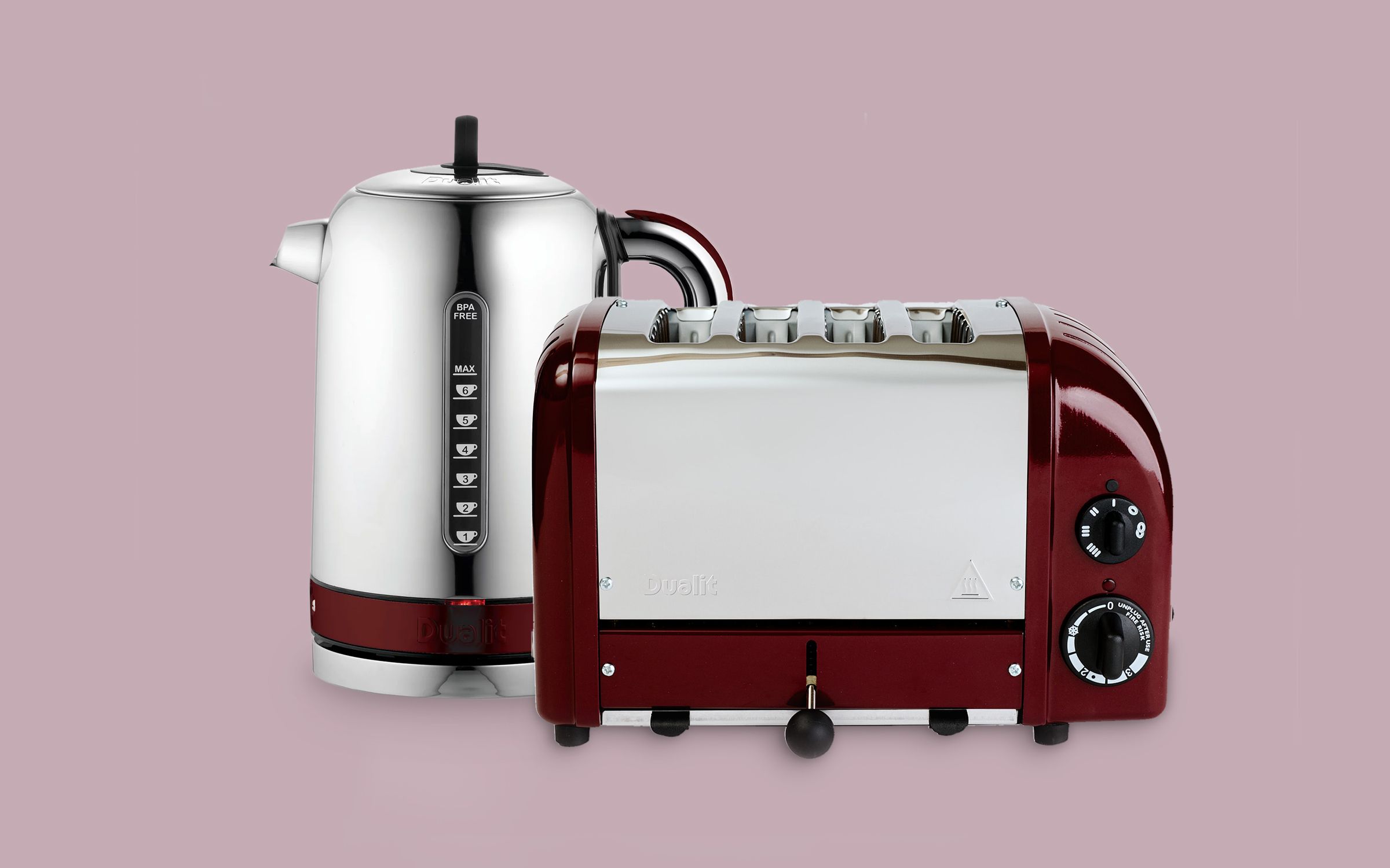 On trial: Dualit Classic Kettle and Toaster in Damson