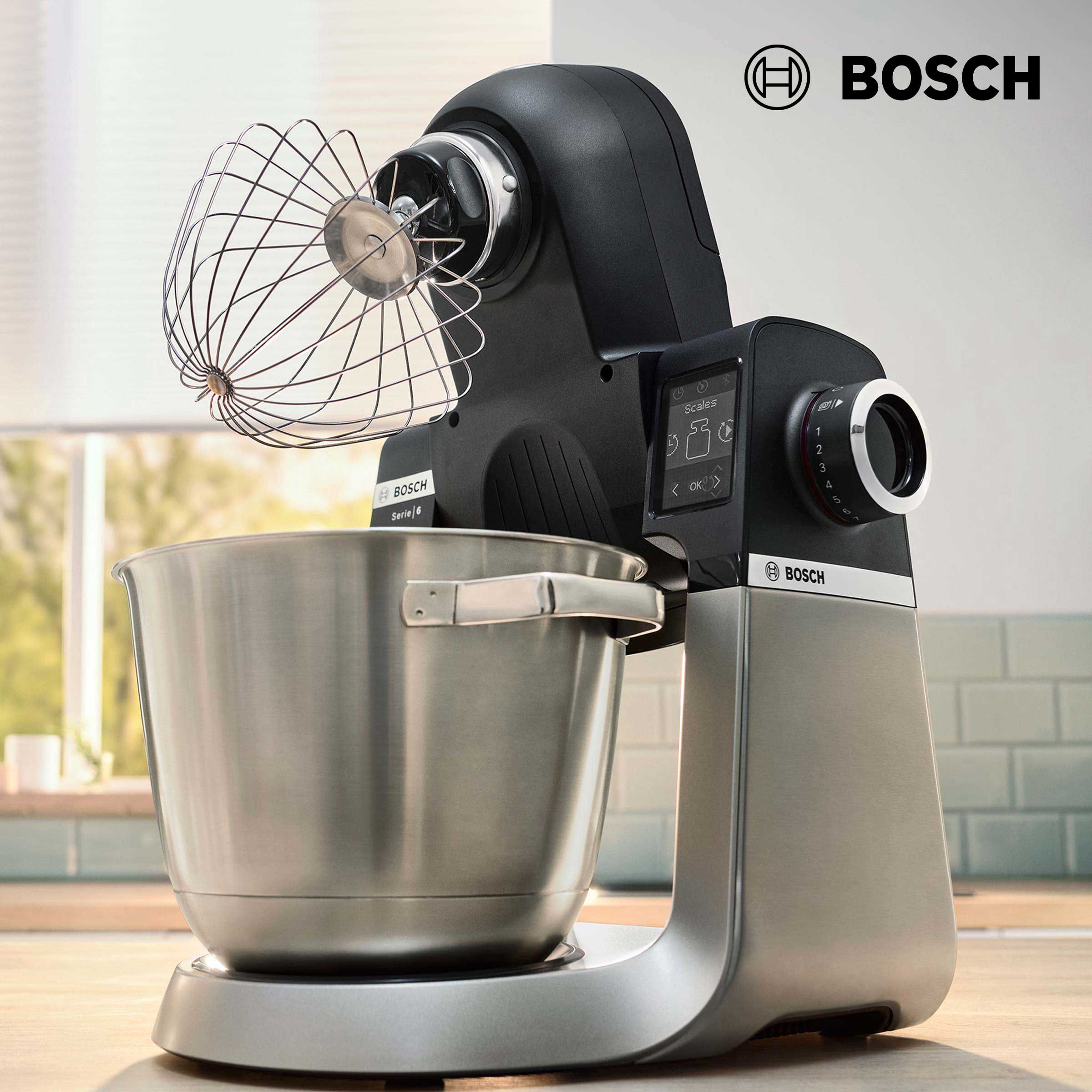 Bosch Series 6 Intelligent Sensing Integrated Scale Stand Mixer