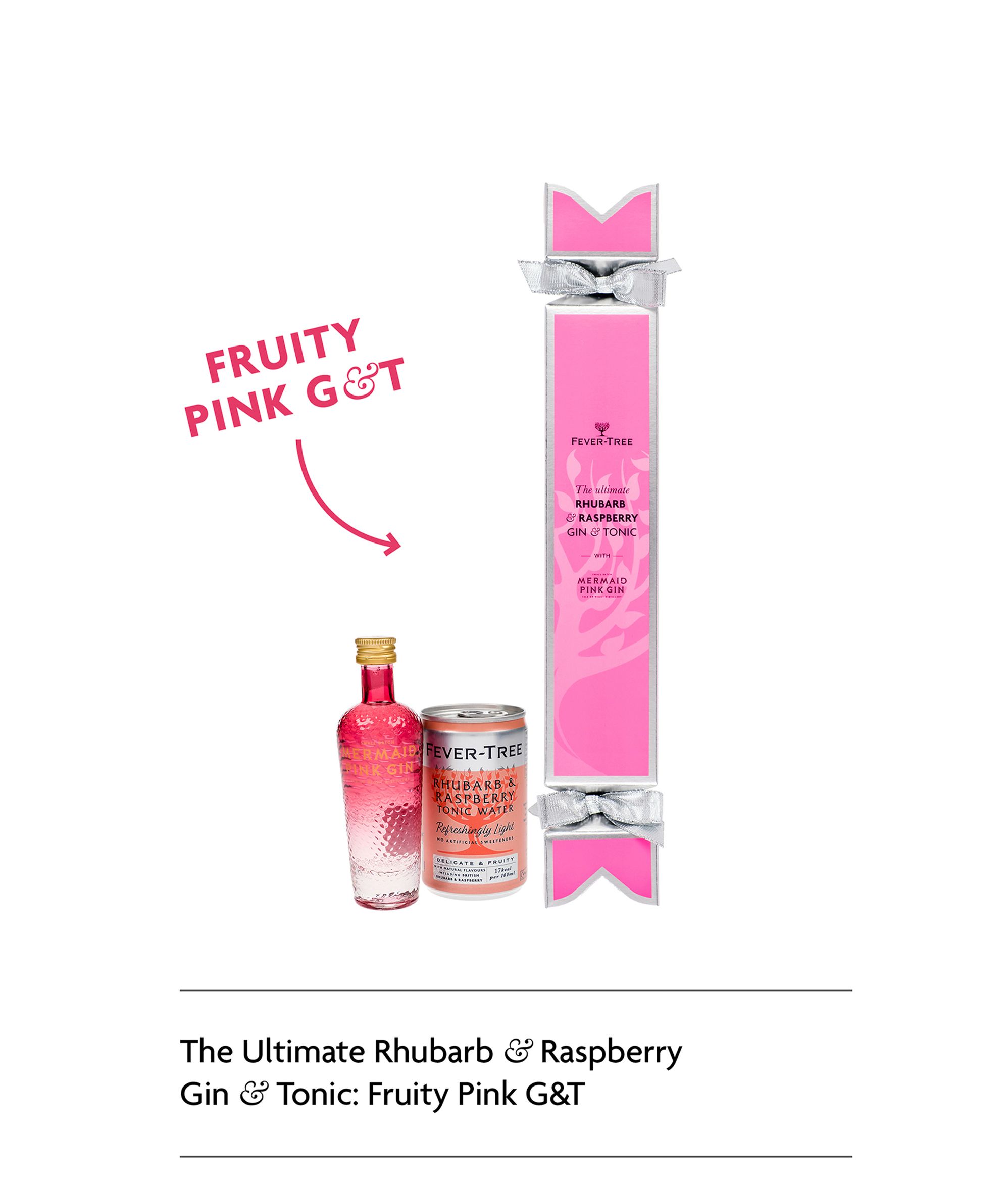 Fever Tree Rhubarb & Rasberry Gin & Tonic: Fruity Pink G&T