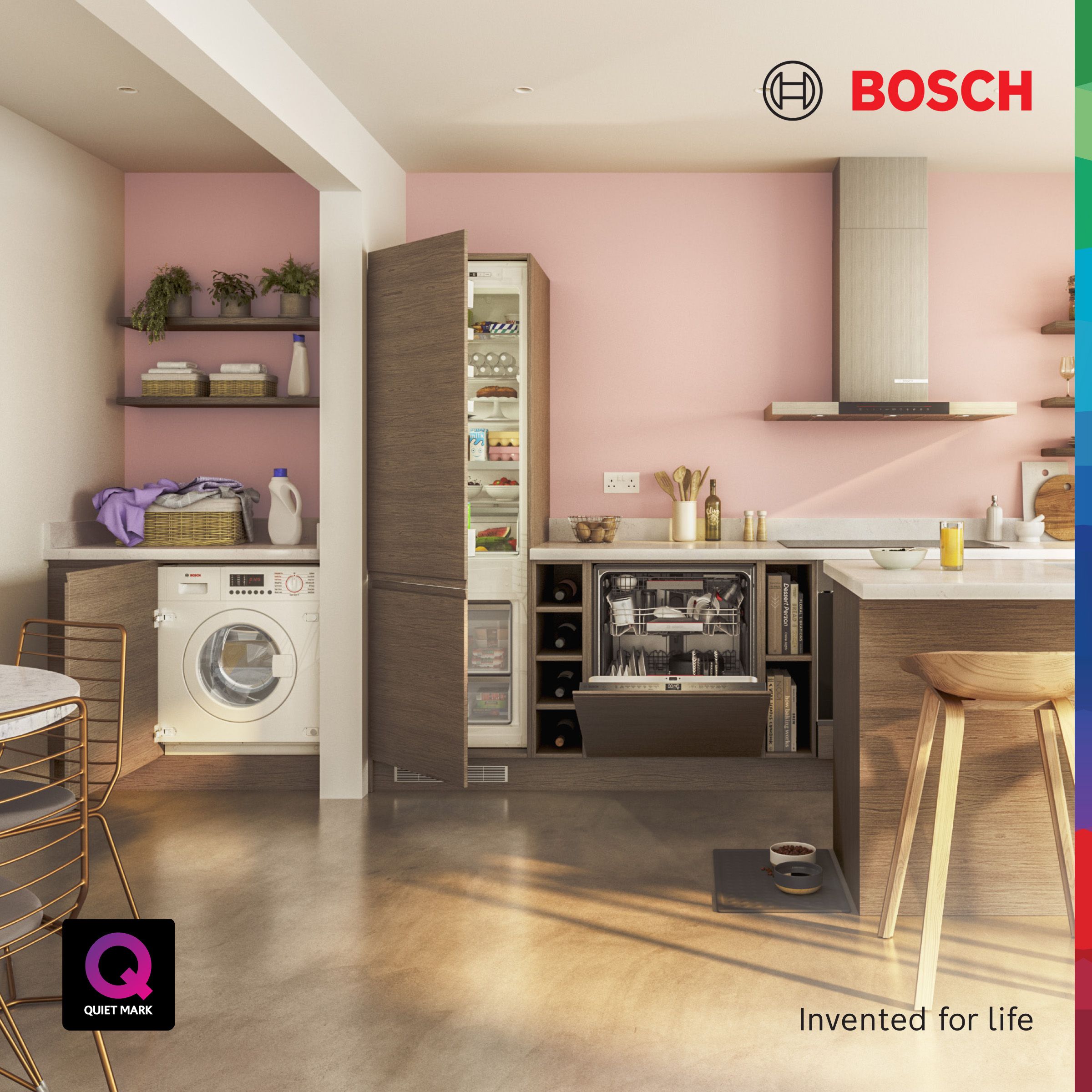 Live Quieter #LikeABosch - Selected Bosch home appliances have been certified with Quiet Mark. Now that’s quietly outstanding.
