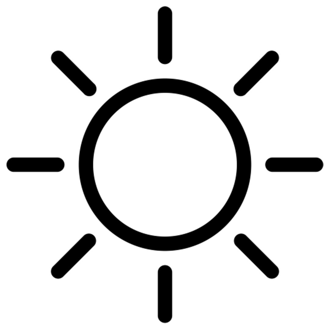 Sun icon