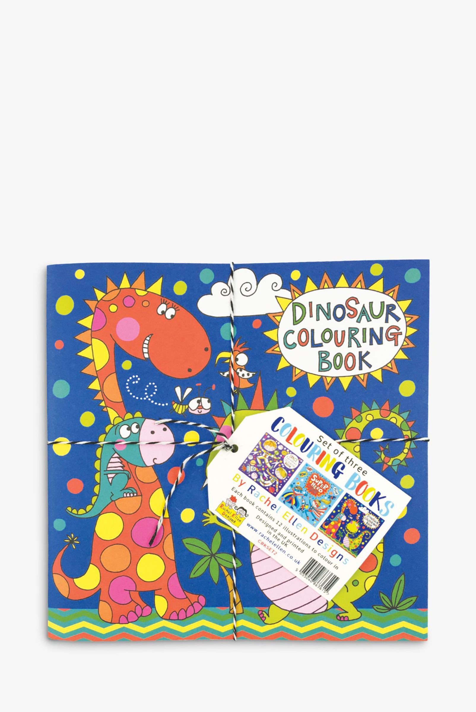 Rachel Ellen Dinosaur, Space and Super Hero Colouring Book, £7.50