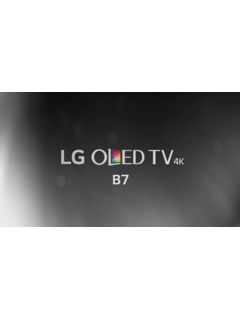 LG OLED55B7V OLED HDR 4K Ultra HD Smart TV, 55" with Freeview Play, Dolby Atmos, Picture-On-Metal Design & Crescent Stand, Silver