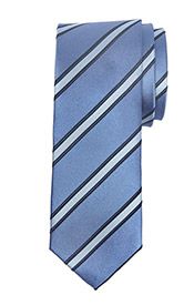 Daniel Hechter Regimental Stripe Silk Tie, Blue