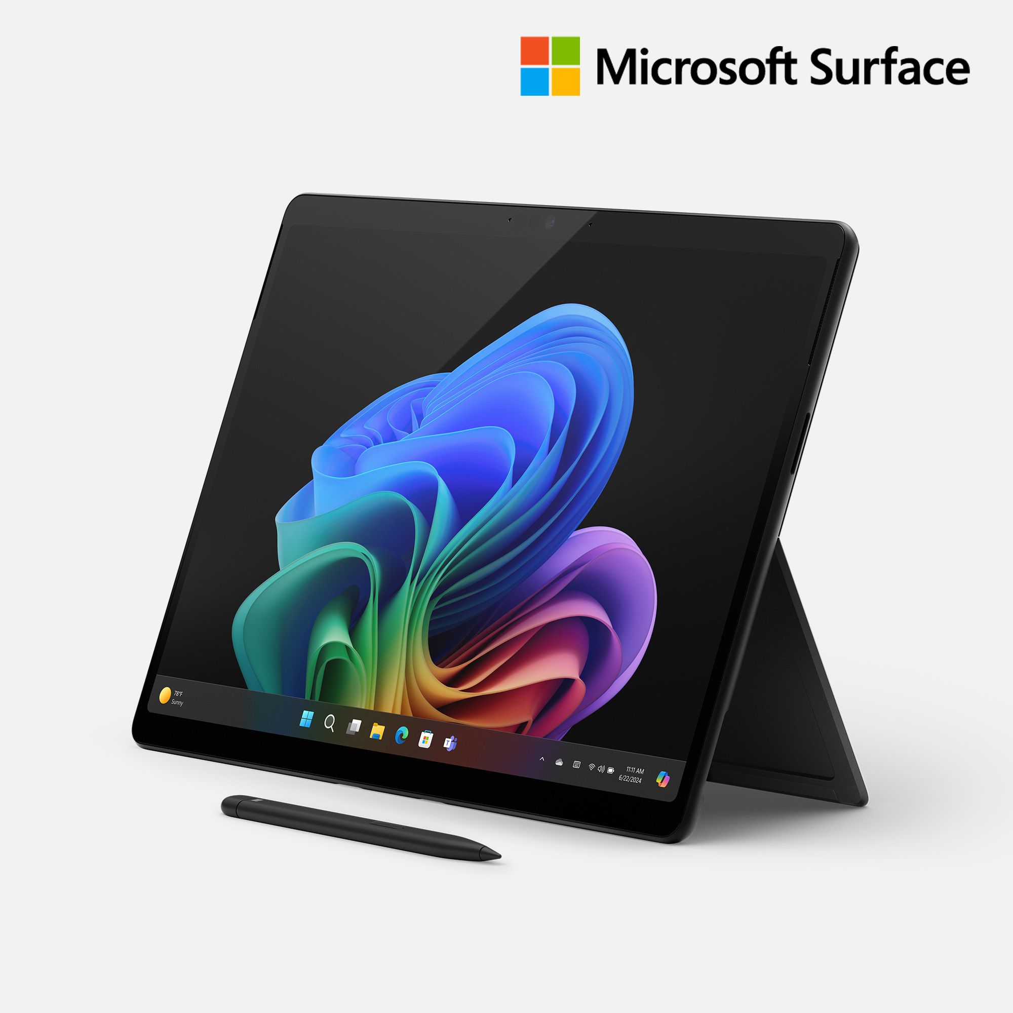 Microsoft surface on a white background
