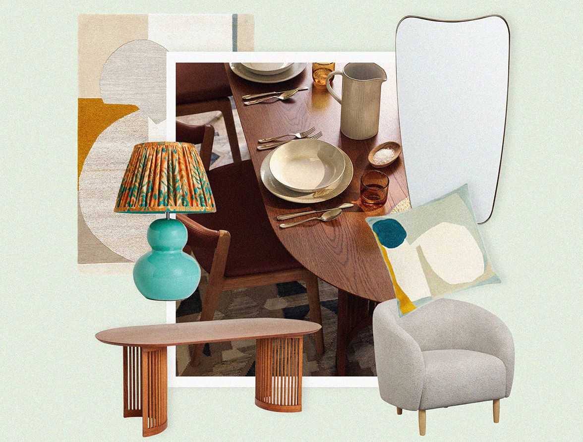 curve furnishings collage
