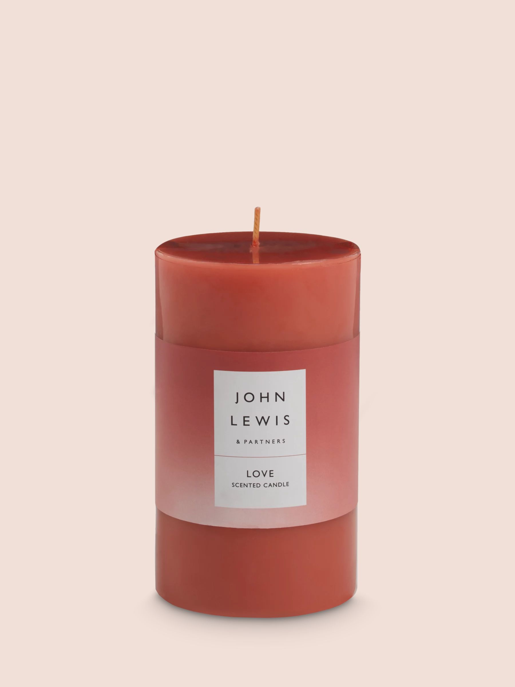 John Lewis Scented Pillar Candle, £6