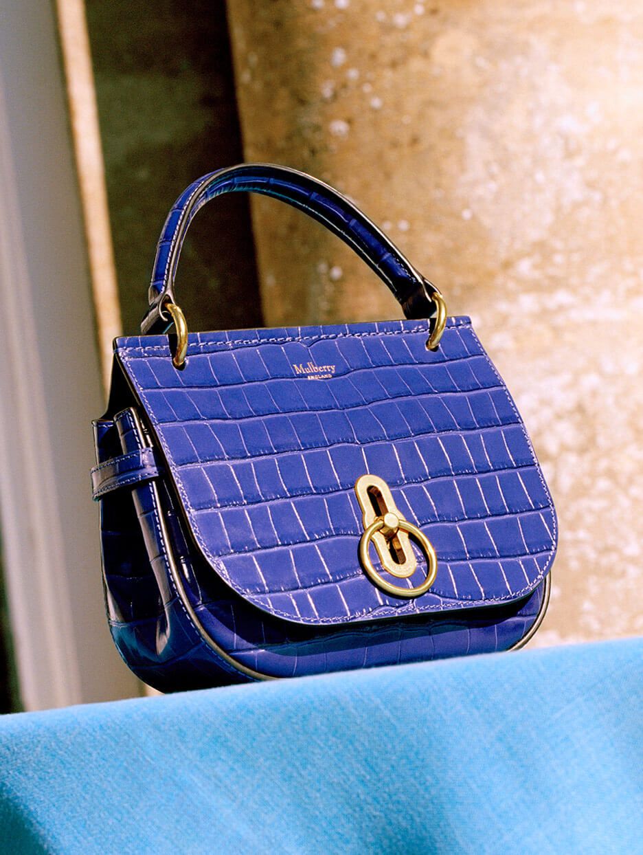 Blue Mulberry Handbag