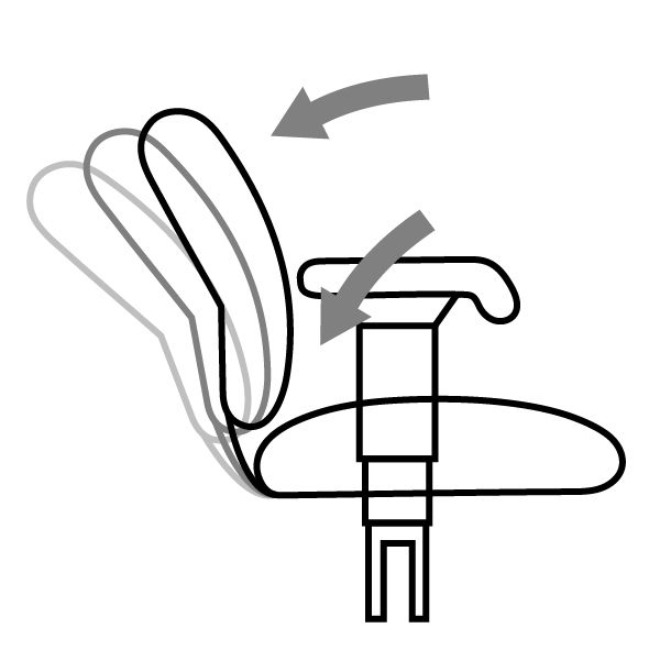 backrest tilt diagram