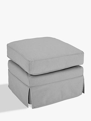 Padstow Range, John Lewis Relaxed Linen Plain Fabric, Storm, Price Band B