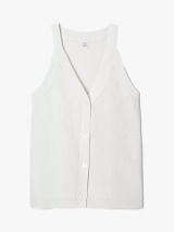 John Lewis Linen Blend Waistcoat Vest Top